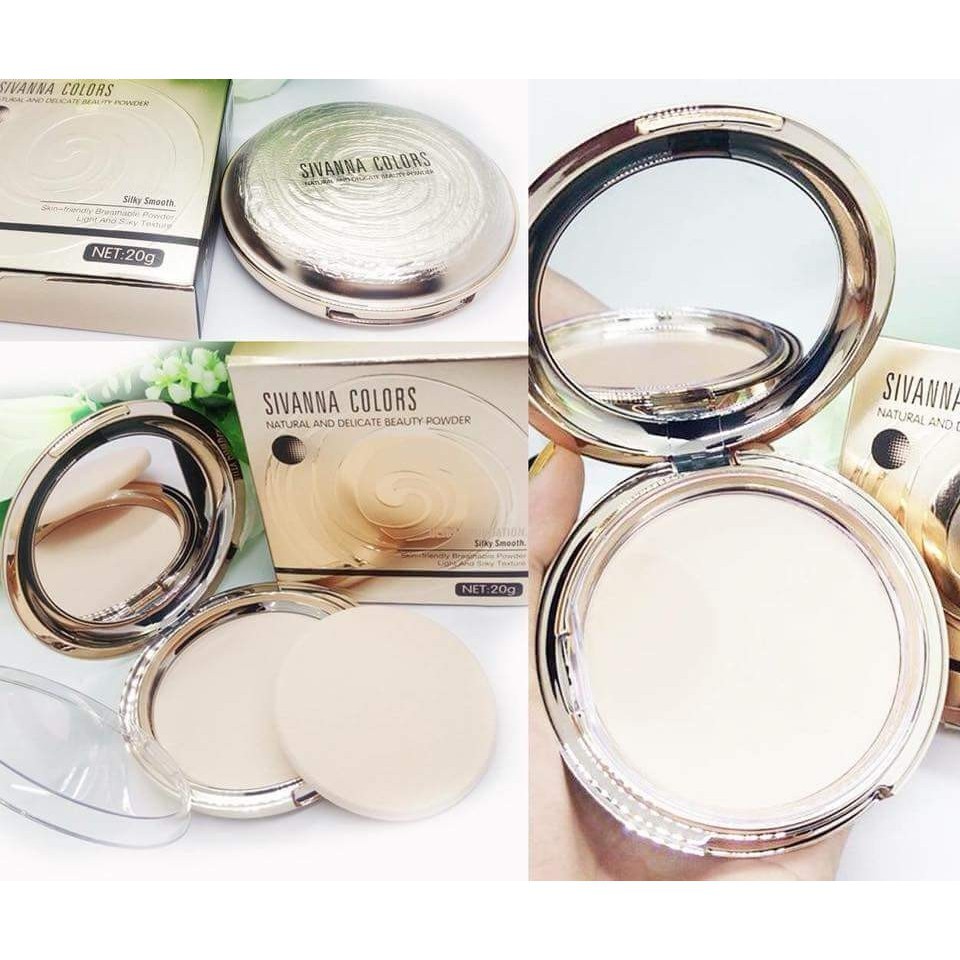 Phấn nén siêu mịn Sivanna Colors kiểm soát dầu với độ che phủ cao-HN082 | BigBuy360 - bigbuy360.vn