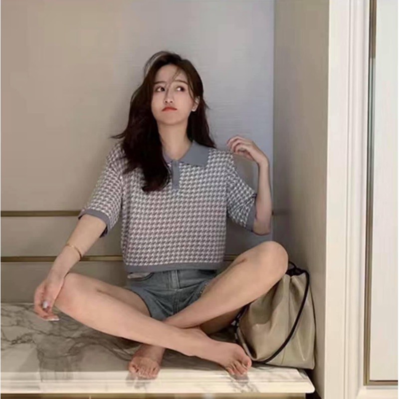 Áo croptop kẻ | BigBuy360 - bigbuy360.vn