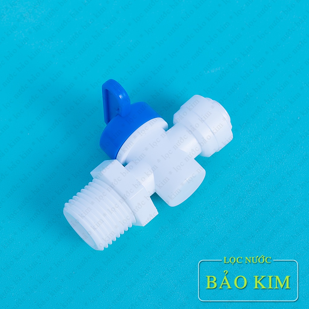 Van khóa ren ngoài 21  ra dây 6mm  hoặc dây 10   - nối nhanh