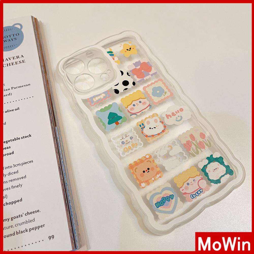 Ốp điện thoại silicone dẻo chống sốc chống trượt họa tiết hoạt hình thích hợp cho iPhone 13 Pro Max 12 Pro Max 11 7Plus