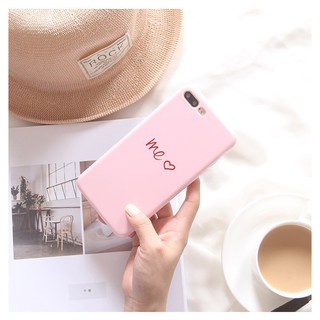 Ốp you & me bóng cho iPhone ( bán kèm dây đeo giá rẻ)