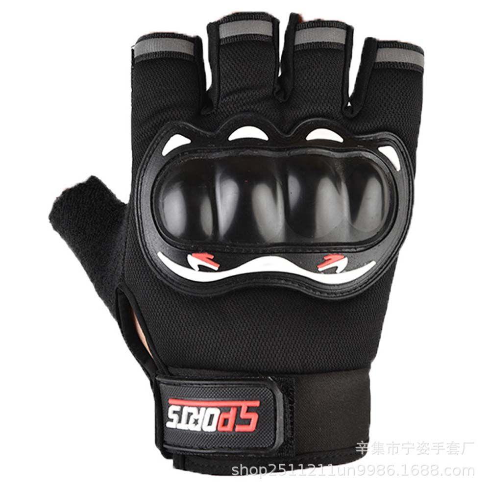 1 Đôi Găng Tay Thể Thao Nửa Ngón Chống Sốc Chống Trượt Bảo Vệ Khi Lái Xe Mô Tô