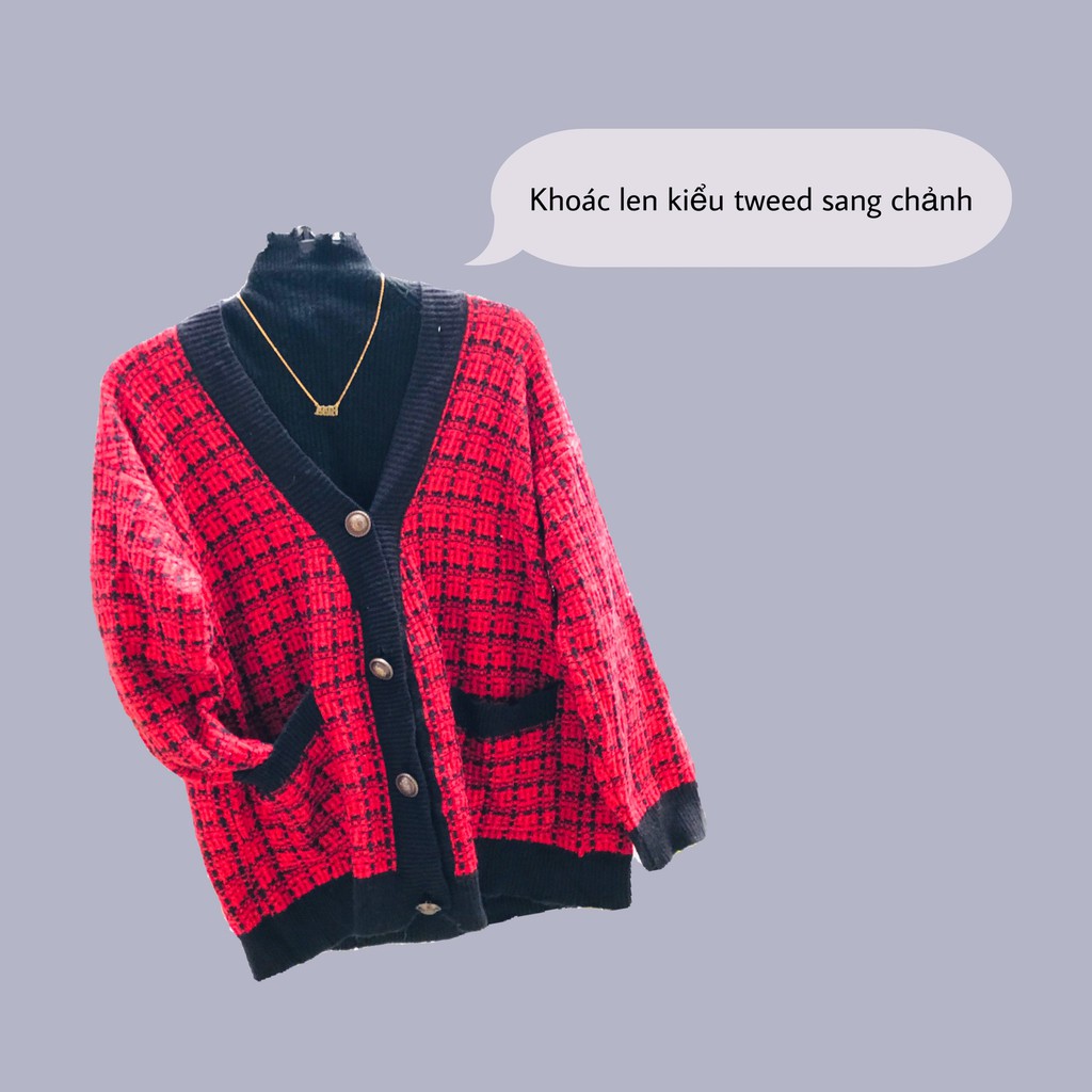 Khoác len Cardigan 2Hand