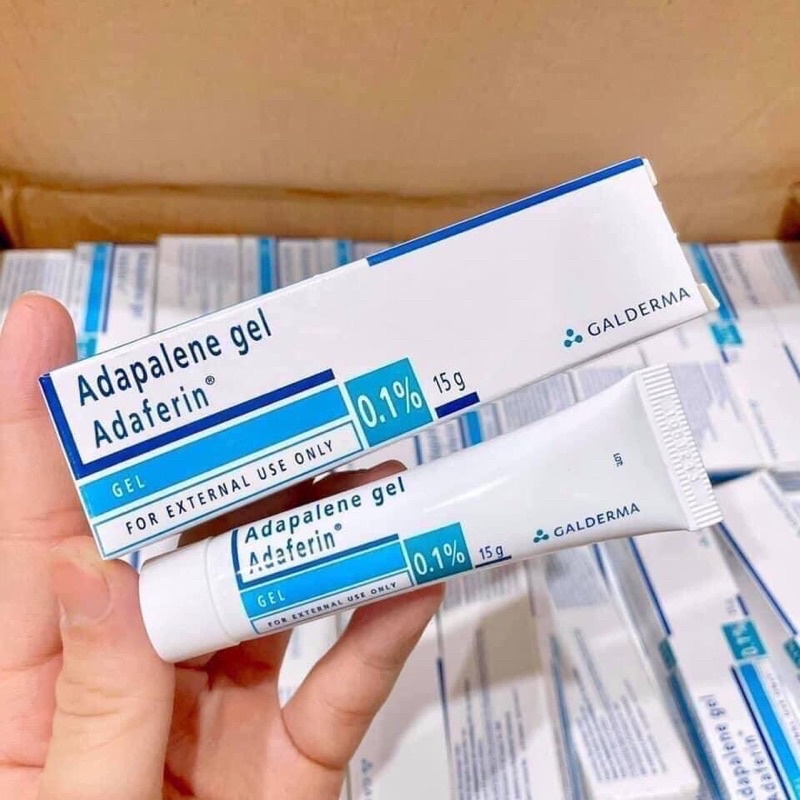 Adaferin Adapalene Gel 0.1% loại bỏ mụn