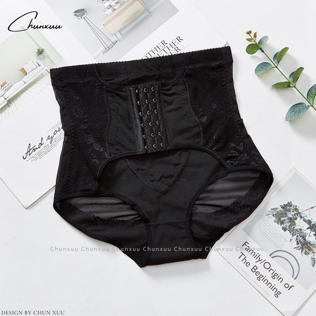 Quần lót cạp cao hỗ trợ nâng mông, thon gọn bụng có nấc cài điều chỉnh, chất liệu Microfiber cao cấp -ChunXuu GB08