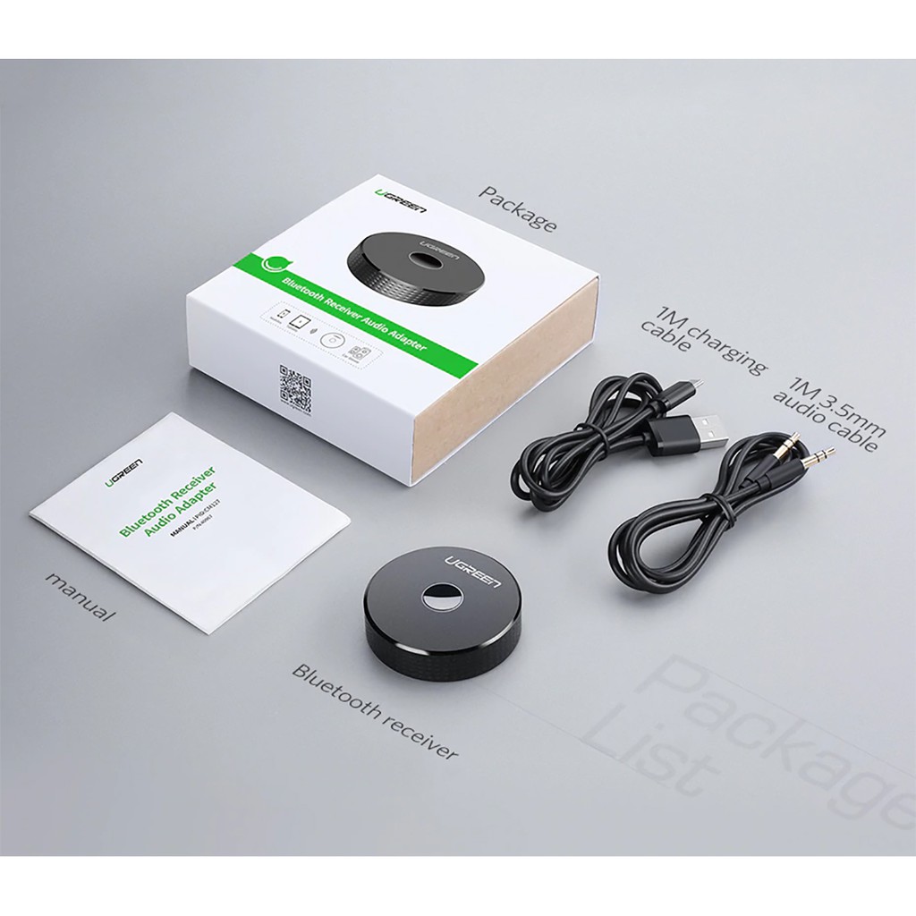Thiết Bị Nhận Bluetooth Audio 3.5mm Cao Cấp UGREEN CM127