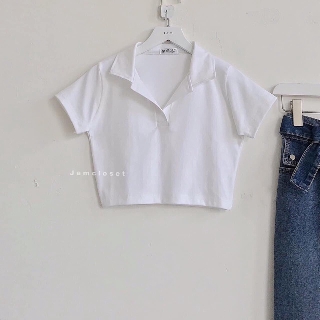 Áo Thun CROPTOP CỔ ĐỨC
