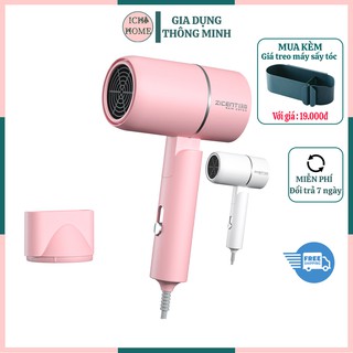 Máy Sấy Tóc Cao Cấp Hai Chiều, Máy Sấy Tóc Mini Gập Gọn Chuẩn Salon 1300W Có Dây Điện Dài 2m [ Tặng Kèm Giá Treo]