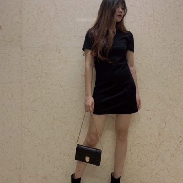 Váy len tăm cộc tay