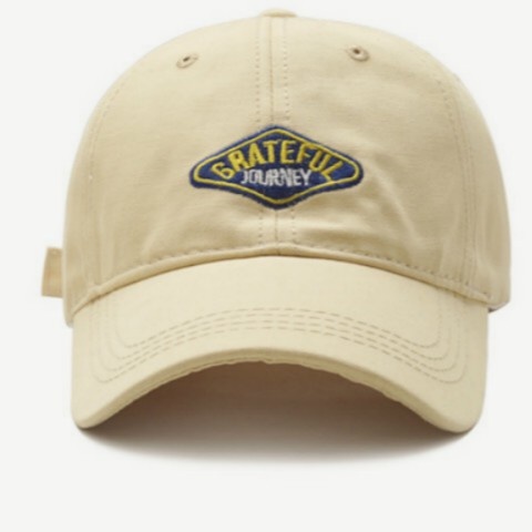 Mũ bóng chày MG STUDIO thêu chữ Grateful kiểu dáng thời trang cá tính