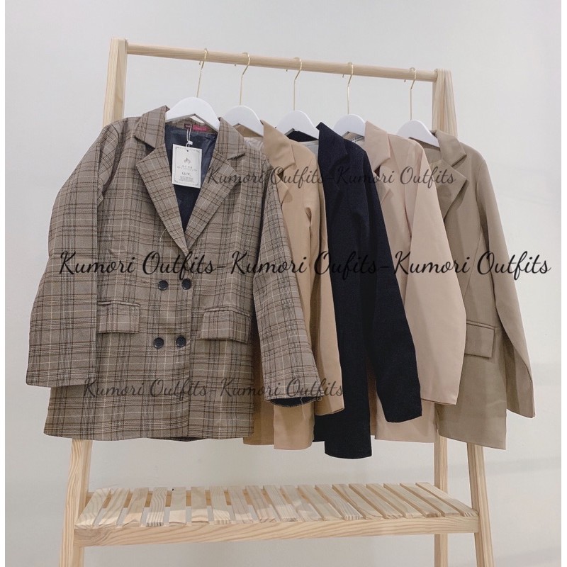 [Ảnh&Video thật 100%] : Blazer 4 cúc nhiều màu, form chuẩn, chất xịn | BigBuy360 - bigbuy360.vn
