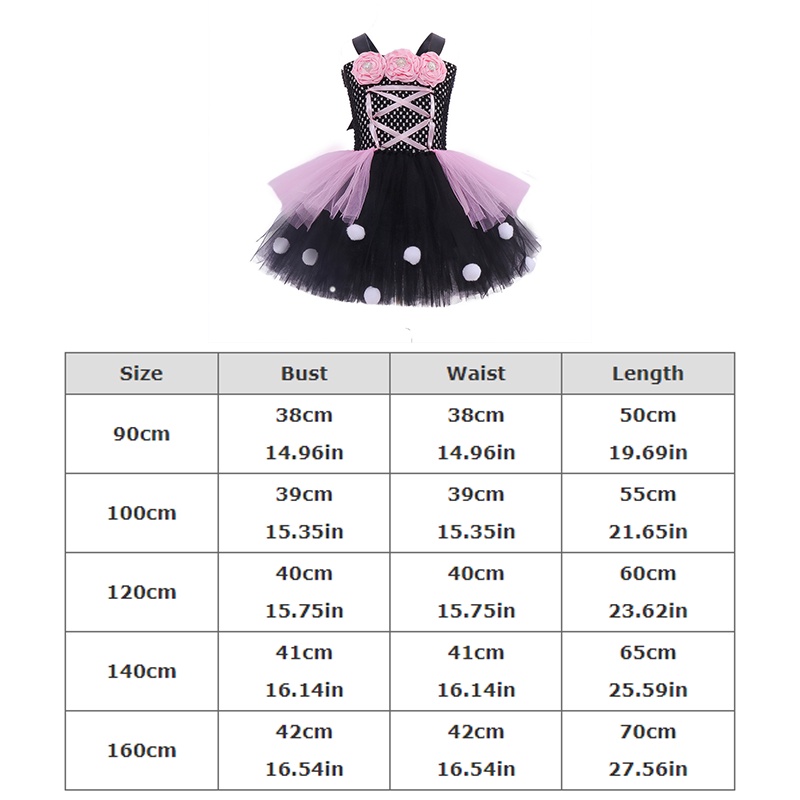 Set đầm mũ hóa trang phù thủy Halloween thích hợp cho bé gái