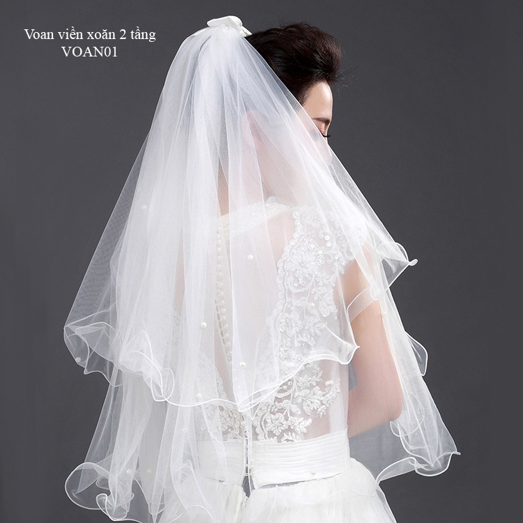 Voan cô dâu, voan ngày cưới 2 tầng, 3 tầng, 4 tầng