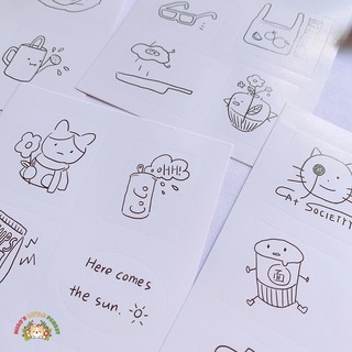 STICKER HÌNH VẼ ĐƠN GIẢN | MST292