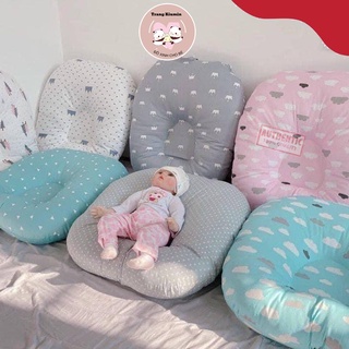 GỐI CHỐNG TRÀO NGƯỢC MONMON, Chống Móp Đầu Cho Bé ( Size 70cmx70cm )