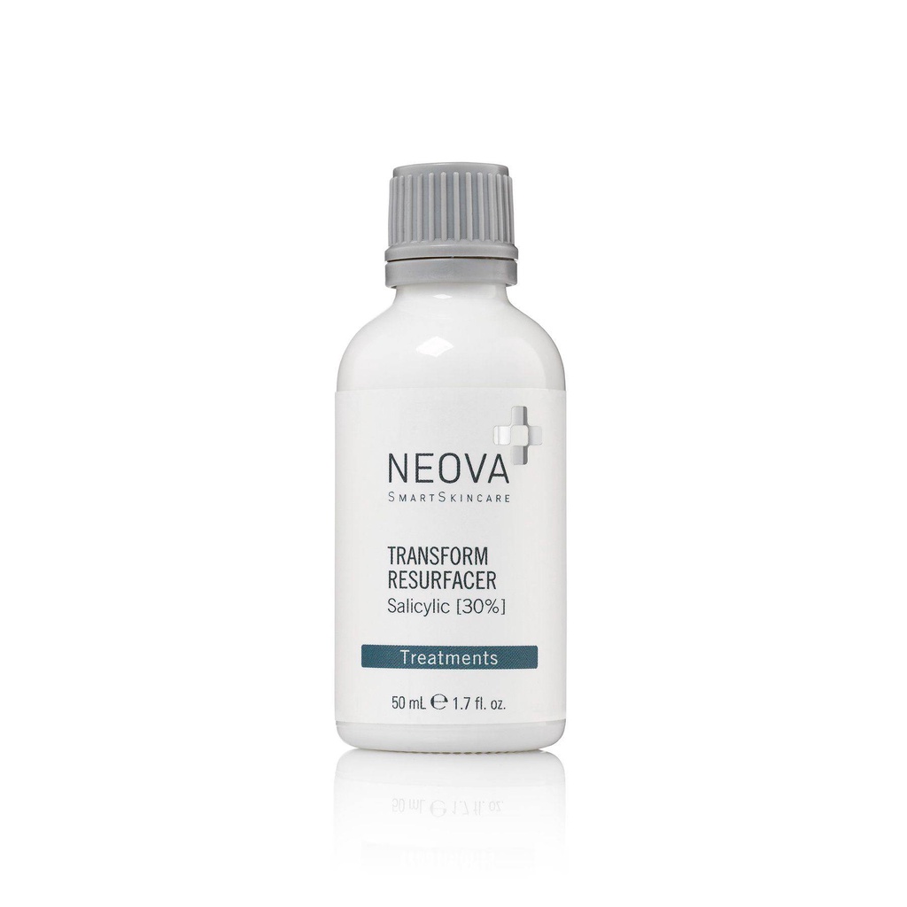 NEOVA TRANFORM RESURFACER 30% Thay da sinh học loại bỏ mụn, cải thiện kết cấu & màu da với Salicylic 30%
