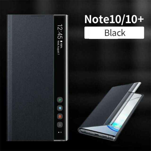 Bao da clear view note 10plus - chính hãng (Nguyên box, seal)