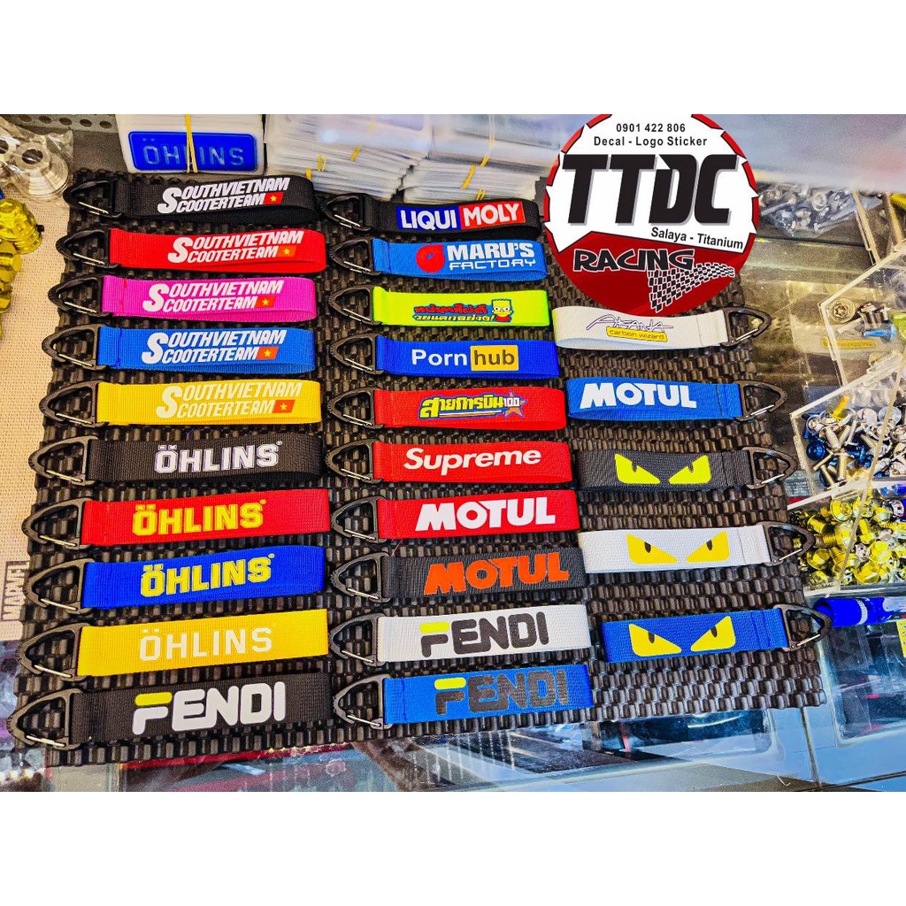 Móc khoá dây racing thái lan