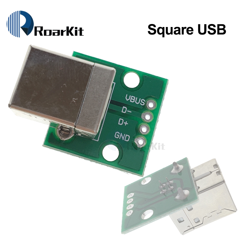 Bảng Mạch Chuyển Đổi Đầu Cắm USB MINI MICRO USB Sang DIP 2.54mm 5pin Female Type-C USB2.0 3.0 Female PCB
