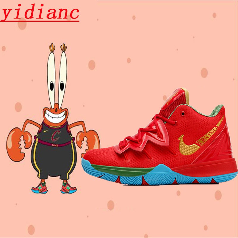 Giày thể thao Kyrie Irving 5 X SpongeBob có cỡ 36-45 cho nam nữ