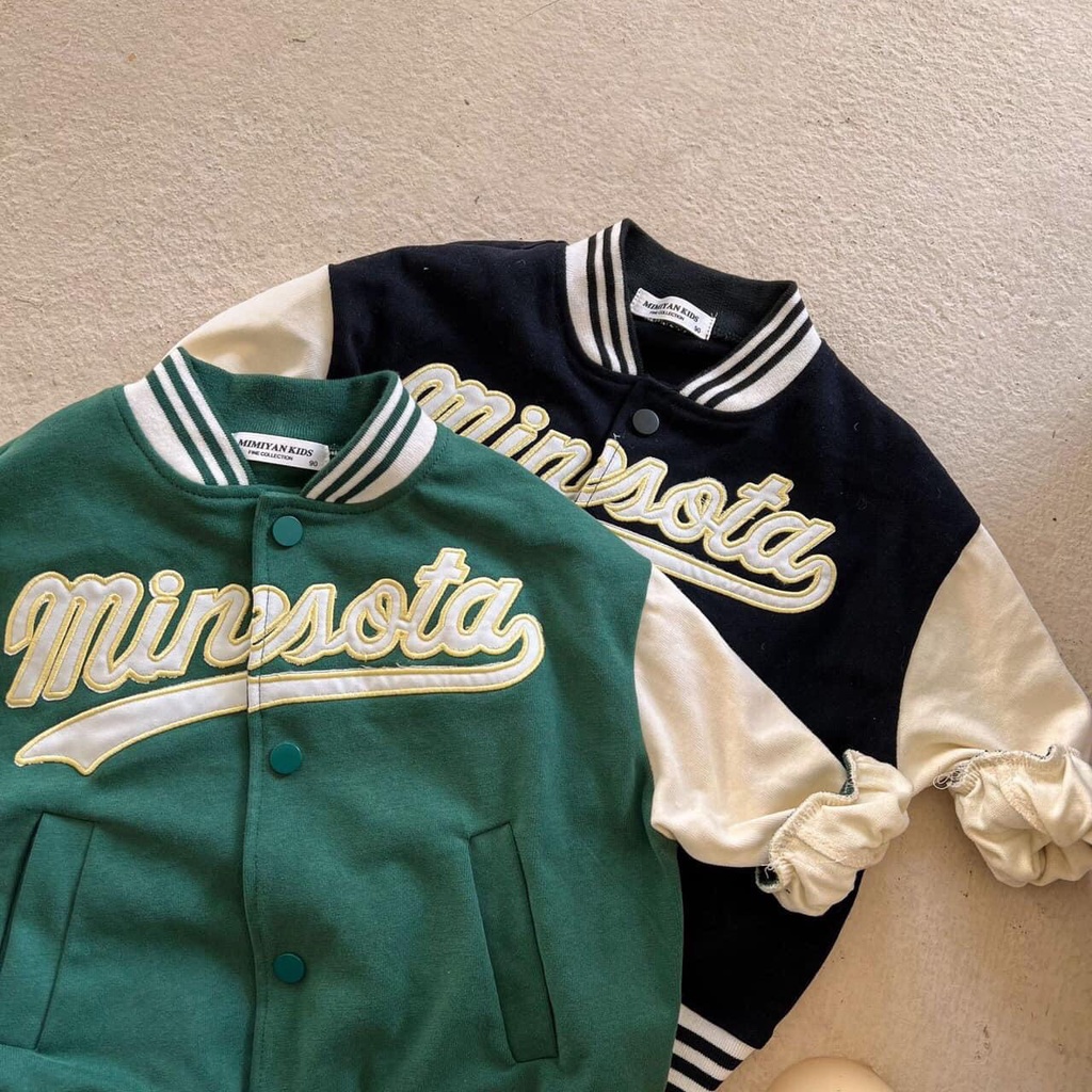 Áo khoác cho bé trai, áo khoác mùa đông cho bé EMBES KIDS 11kg - 28kg