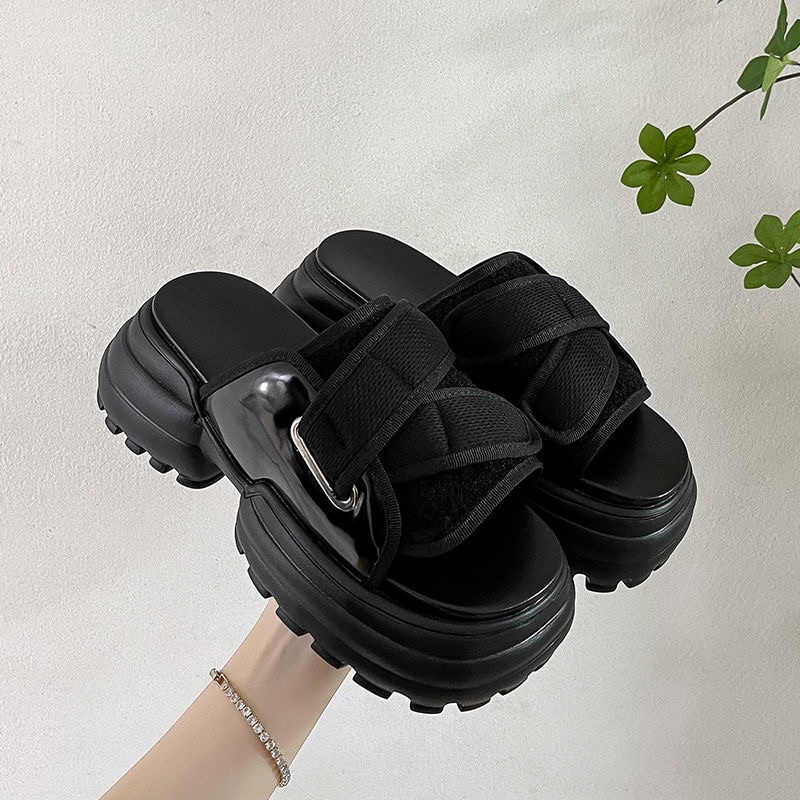 (HÀNG ORDER/ Ảnh feedback) Dép đế bánh mì 6cm