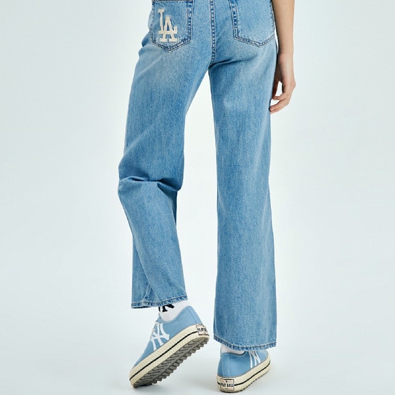 Giày MLB Playball New Chunky New York Yankees CYAN màu xanh baby