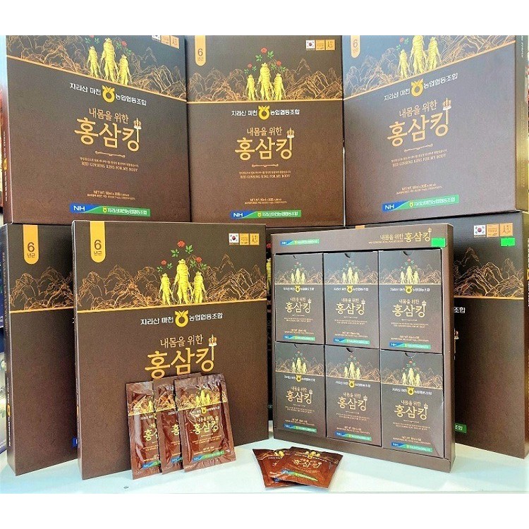 [Hot] Vua Hồng Sâm dành cho cơ thể ( KOREA RED GINSENG KING FOR YOUR BODY ) 50ml x 30 gói - Tăng cường sức khỏe nam giới