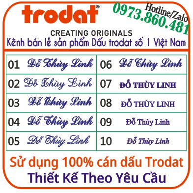 Bút dấu chính hãng Goldring Trodat ( bút viết có dấu)