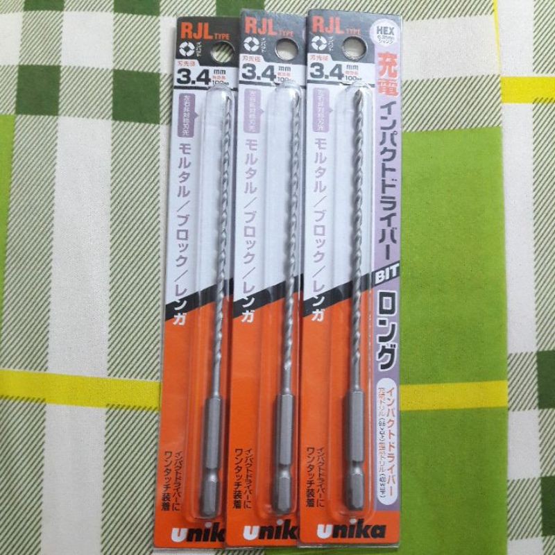 Mũi khoan tường Unika RJL 3.4*150mm