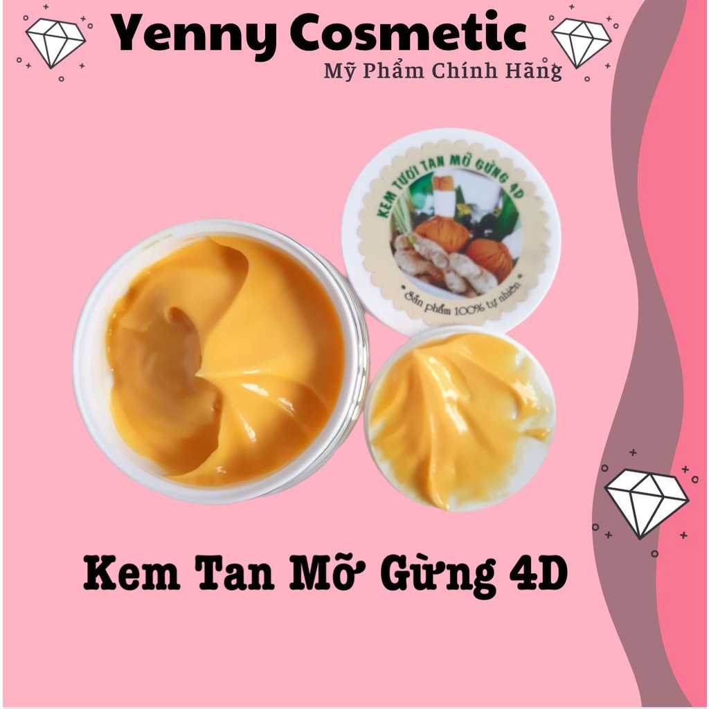 Kem Tan Mỡ Gừng 4D 150g