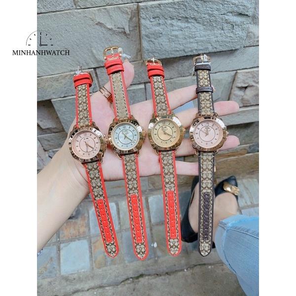 Đồng hồ nữ dây da Coach