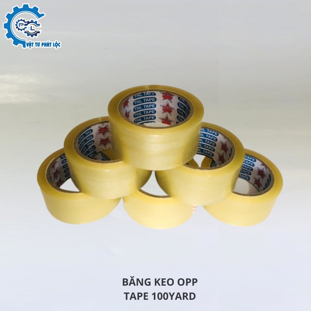 Băng keo đóng hàng siêu dính 1.2kg 100yard 6 cuộn/cây