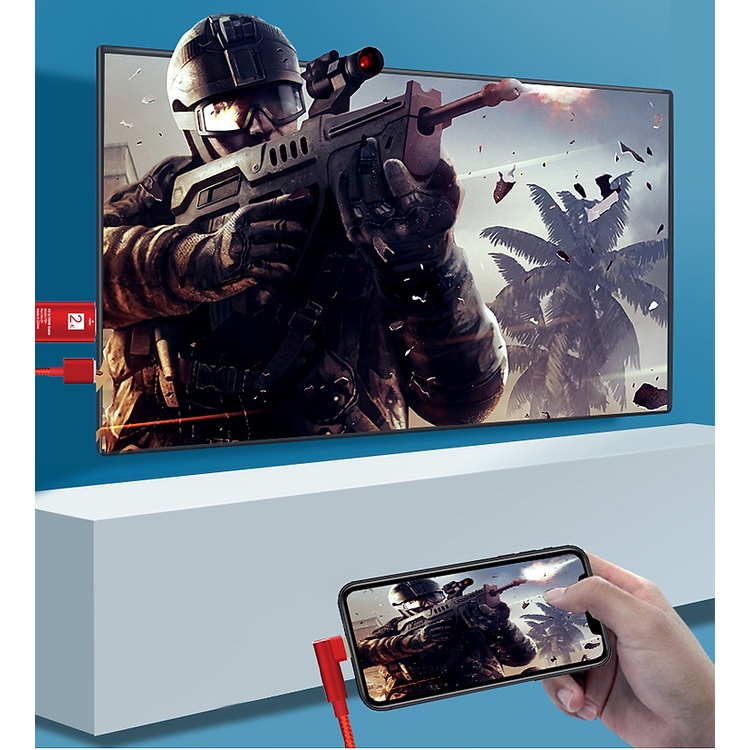 Cáp chuyển Lightning sang Tivi HD dây dù bền, chất lượng 2k