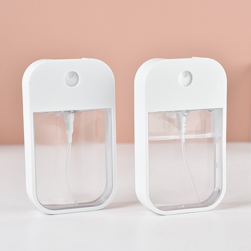 [Phễu miễn phí] Bình Nhựa Đựng Mỹ Phẩm Dạng Xịt Dung Tích 45ML Tiện Dụng hoa theo khi đi du lịch  + Vỏ Silicon + Phễu + Móc Khóa Tiện Dụng