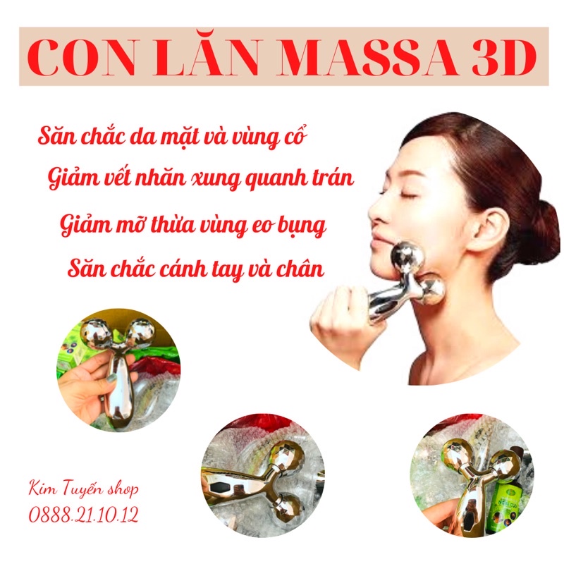 [ mặt, toàn thân ] CON LĂN MASSA 3D