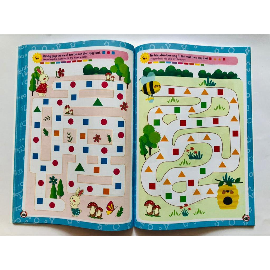 Sách - Toán Tư Duy Beginning Creative Math dành cho bé 3-4 tuổi