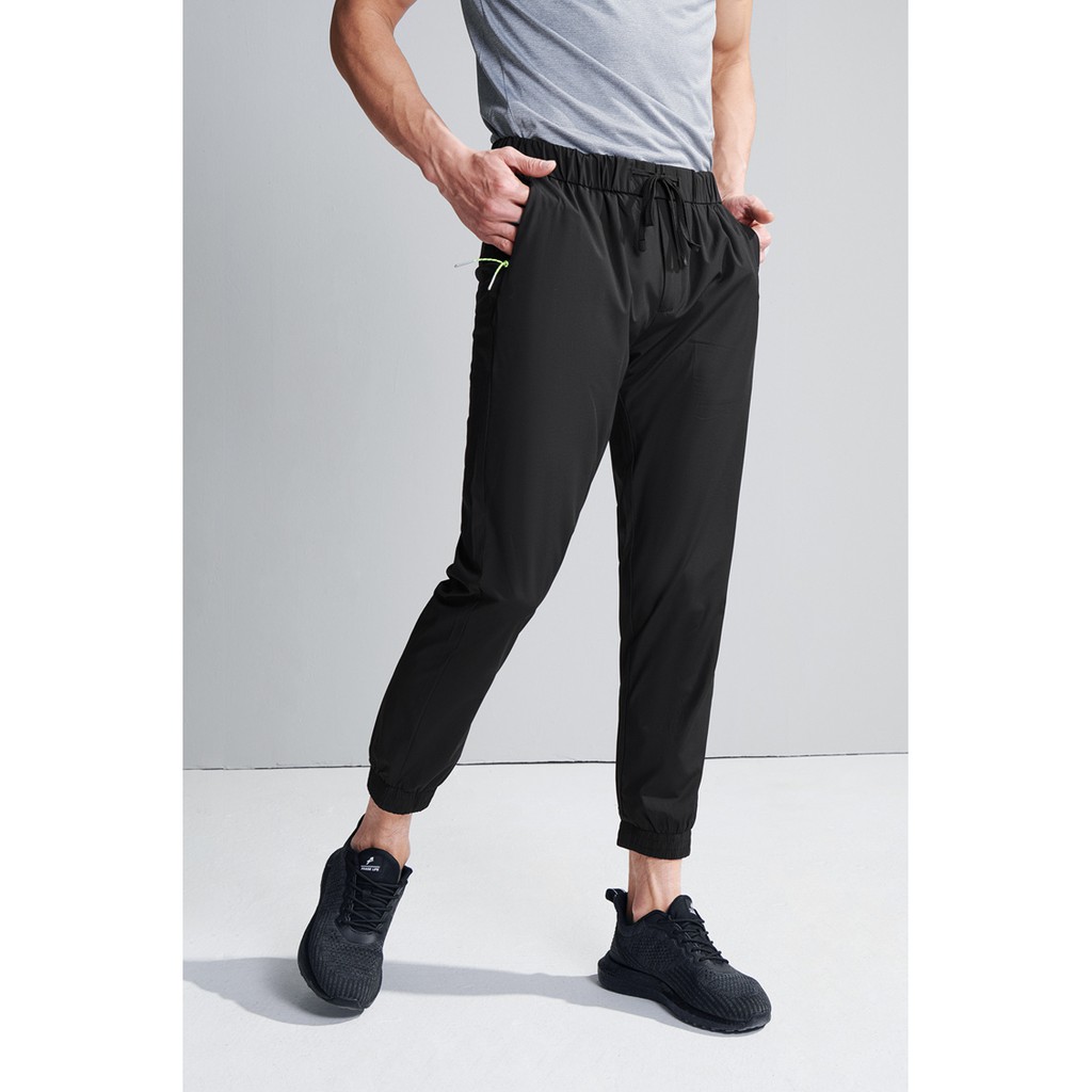 Quần Jogger Nam Lưng Thun HLA Drawstring Elastic Waist Nine-point Pants