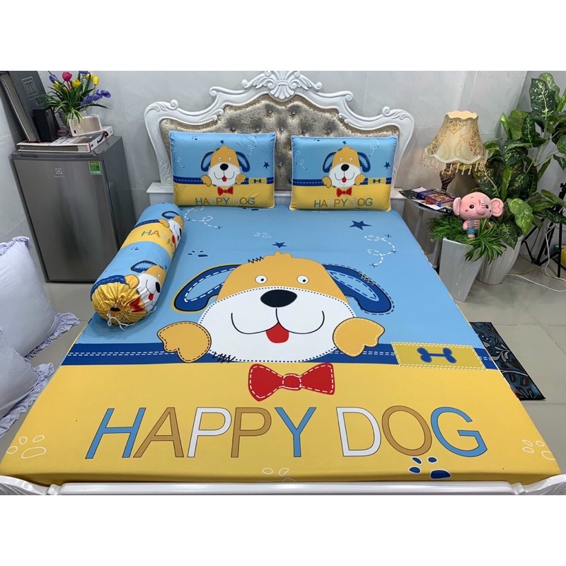 ga gối thun lạnh 5D cao cấp mẫu bé