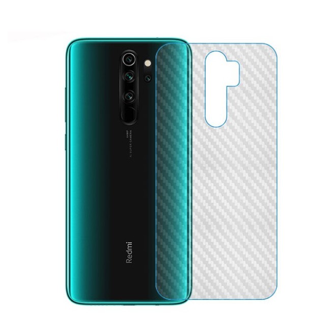 Miếng dán bảo vệ mặt sau điện thoại họa tiết sợi carbon sang trọng cho Xiaomi Redmi Note 7 Pro / Redmi Note8 / Note8 Pro