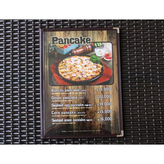 Bìa menu 10 Trang (5 tờ) - Kích thước A4