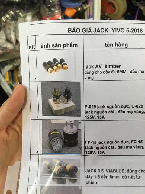 Jack nguồn audio mã 029 và 037❤️