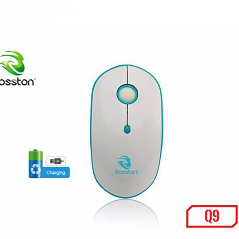 Chuột KHÔNG DÂY pin sạc Bosston Q9 GIÁ RẺ