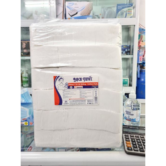 Giấy rửa mặt tẩy trang bông bạch tuyết 500g - 1000g