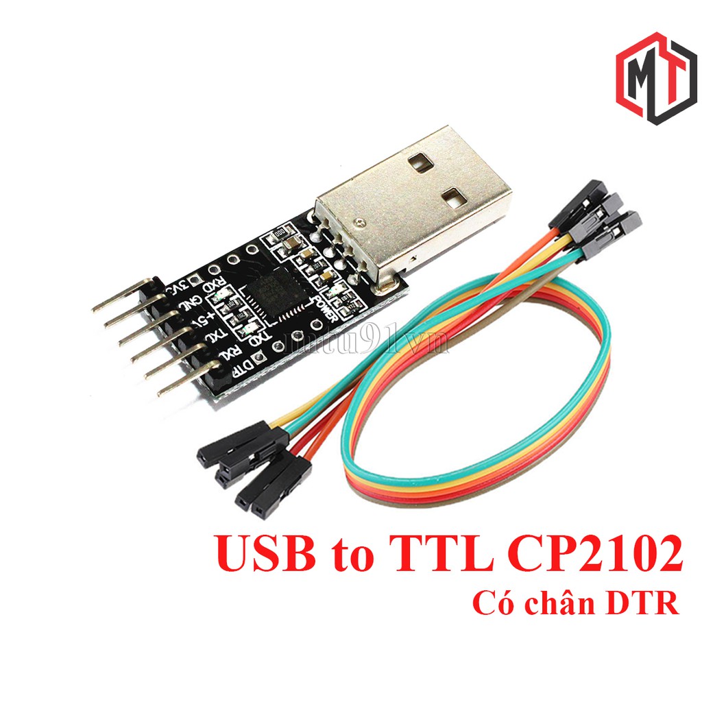 Mạch chuyển đổi USB to TTL UART CP2102 - có tặng kèm cáp kết nối