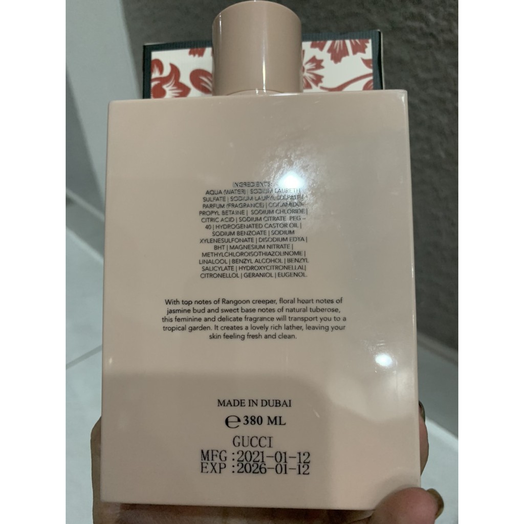 [Hàng DuBai] Sữa tắm hương nước hoa Gucci Bloom- 380ml