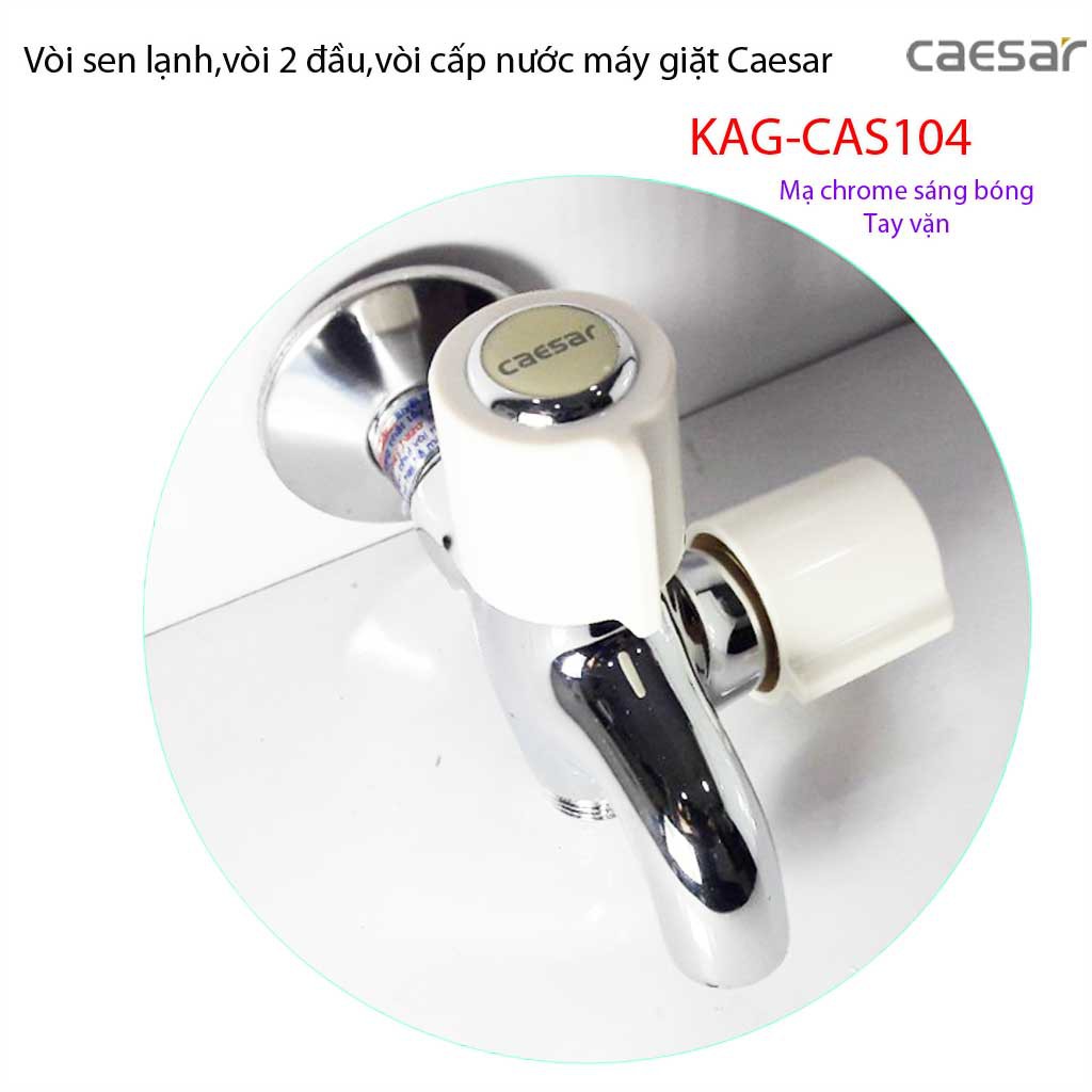 Củ sen lạnh Caesar KAG-CAS104, vòi sen tắm lạnh cao cấp nước mạnh hiệu suất tốt sử dụng tốt