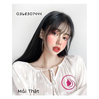 Tóc thật mái thưa baby 💗FREESHIP💗Tóc mái thưa nữ móc tay bằng tóc thật siêu đẹp giá rẻ
