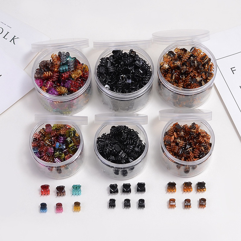 Set 10 Kẹp Tóc Nhỏ Nhiều Màu Sắc Dễ Thương Cho Nữ