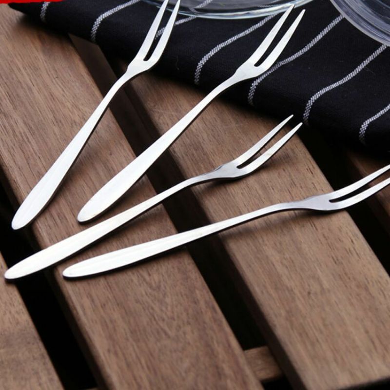 Set 5 Dĩa Inox Không Gỉ - Dĩa Ăn Trái Cây